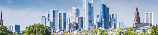 City skyline Frankfurt